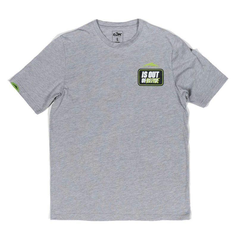 Lok Out Of Office By Mr. M grijs T-shirt