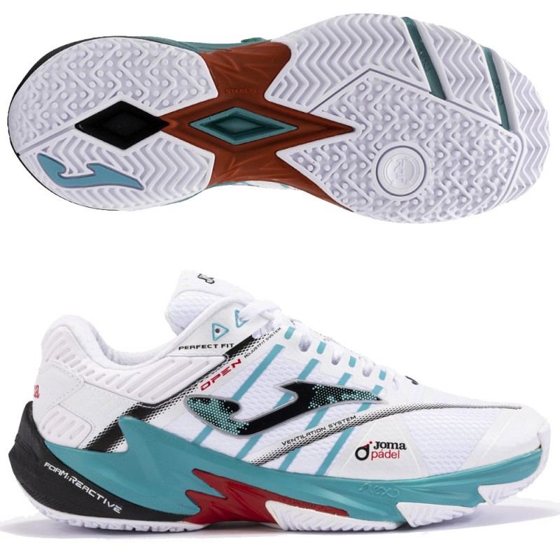 Joma Open Men 2402 white heren 2024 Joma Open Men 2402 white heren 2024