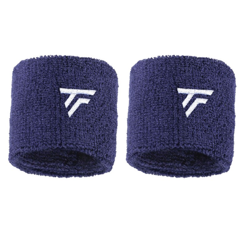 Tecnifibre polsbandjes x2 marineblauwe