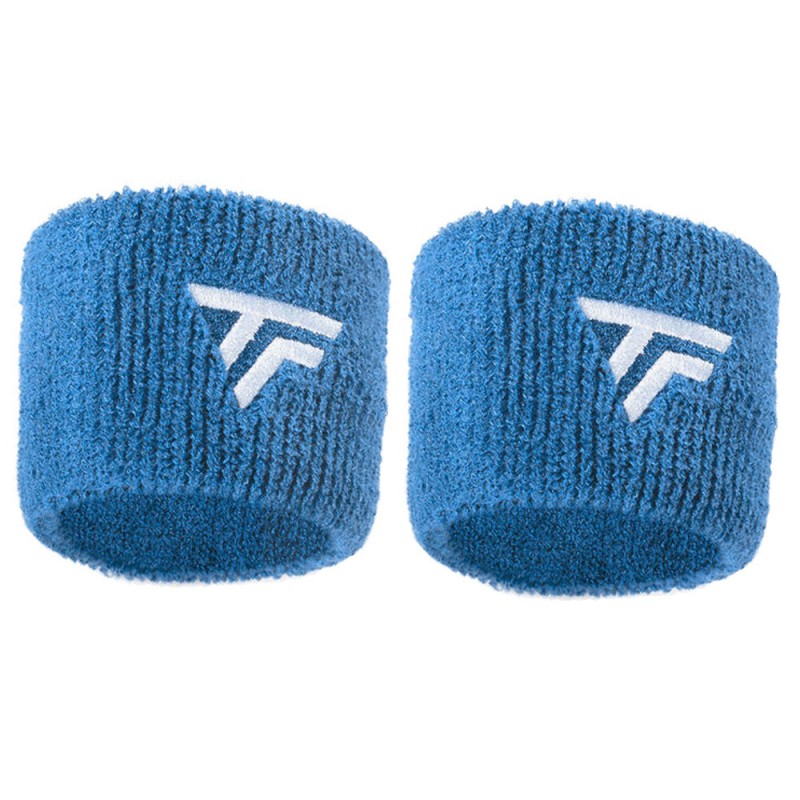 Tecnifibre polsbandjes x2 lichtblauwe
