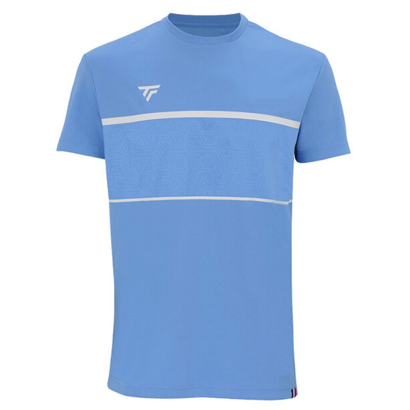 Tecnifibre Team Tech Tee lichtblauw T-shirt Tecnifibre Team Tech Tee lichtblauw T-shirt