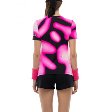 Hydrogen Psychedelic Tech fuchsia T-shirt