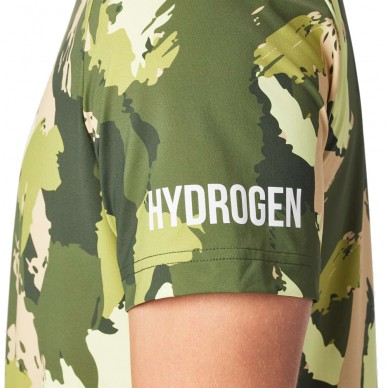Hydrogen Brushed Camo Tech groene t-shirt