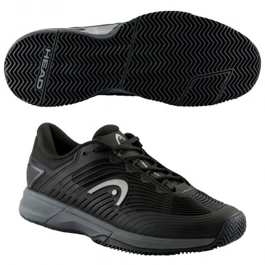 Head Revolt Pro 4.5 Clay black dark grey heren 2024