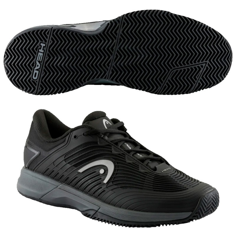 Head Revolt Pro 4.5 Clay black dark grey heren 2024