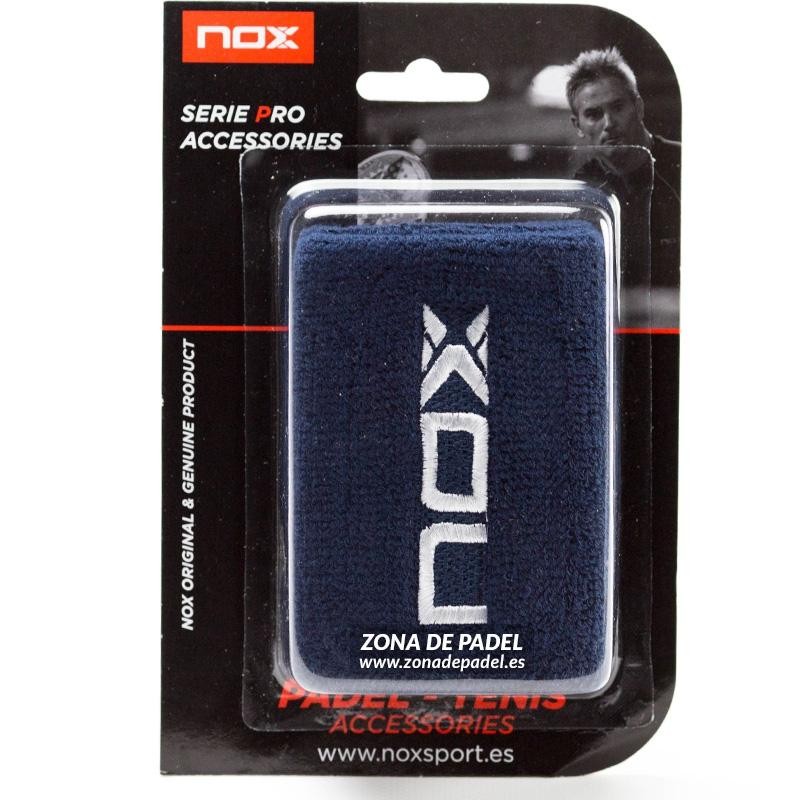 Nox polsbandjes blauwe met wit logo Nox polsbandjes blauwe met wit logo