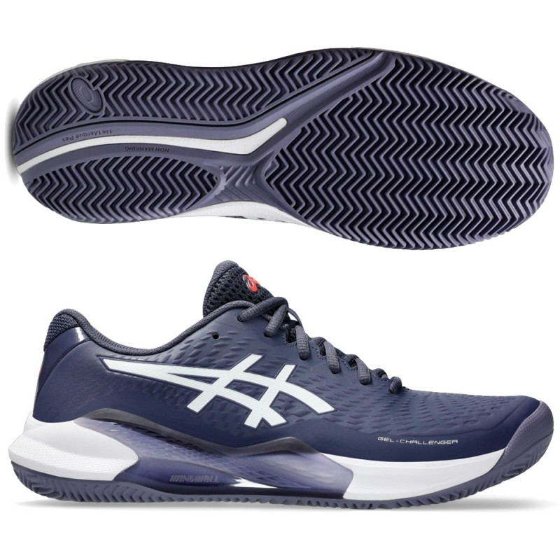 Asics Gel Challenger 14 Clay indigo fog white heren 2025 Asics Gel Challenger 14 Clay indigo fog white heren 2025