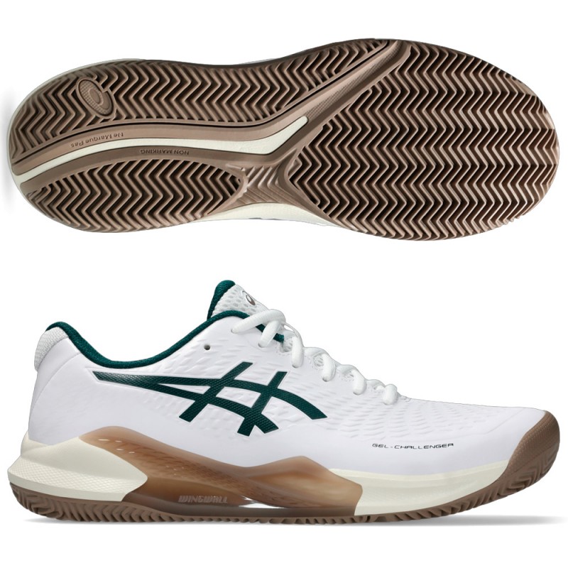 Asics Gel Challenger 14 Clay white saxon green heren 2025