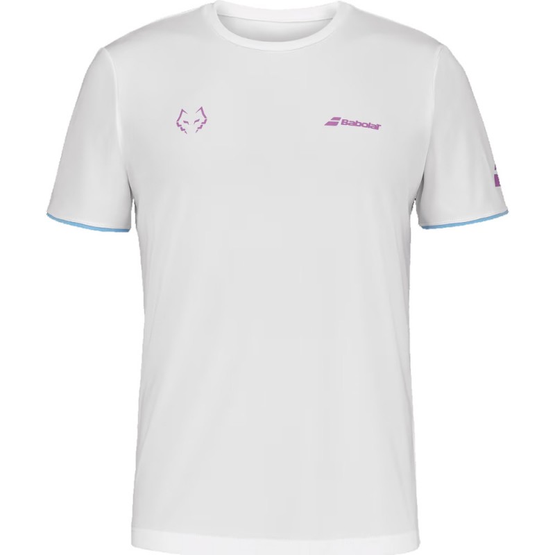 Babolat Crew Neck Tee Lebrón Wit T-Shirt Babolat Crew Neck Tee Lebrón Wit T-Shirt
