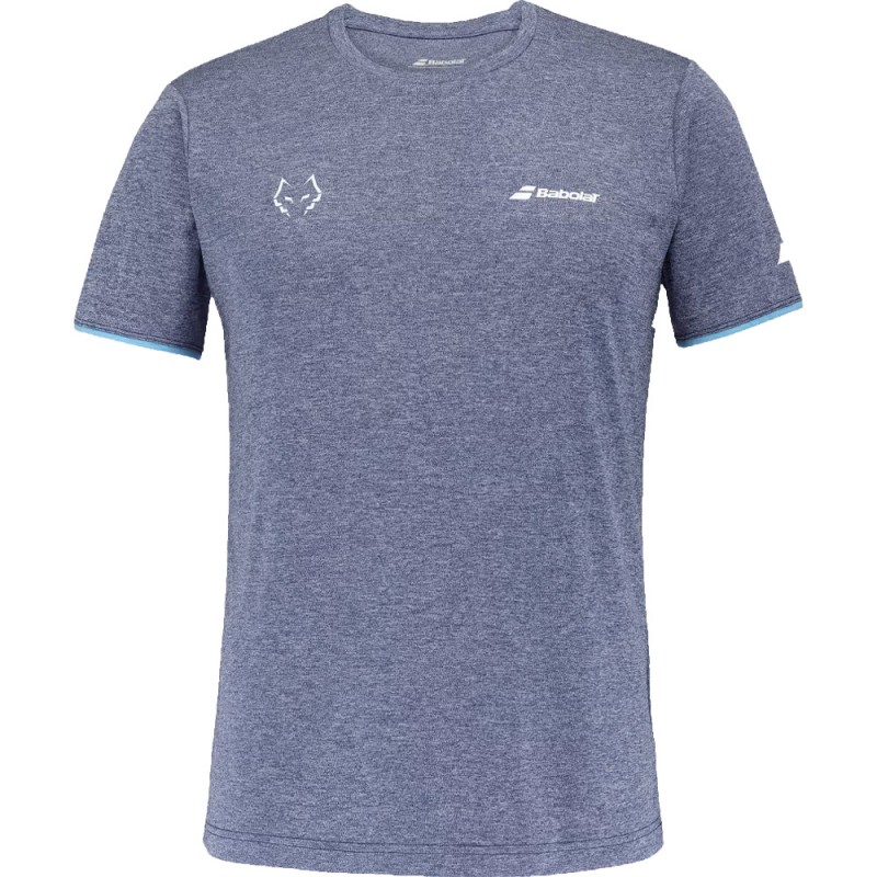 Babolat Crew Neck Tee Lebrón Blauw T-shirt Babolat Crew Neck Tee Lebrón Blauw T-shirt