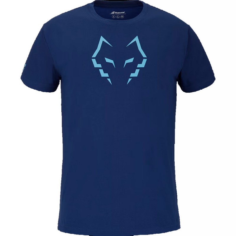 Babolat Cotton Tee Lebrón Blauw T-shirt Babolat Cotton Tee Lebrón Blauw T-shirt
