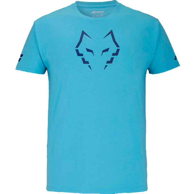 Babolat Cotton Tee Lebrón Blauw Cyaan T-shirt
