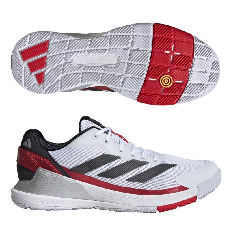 Adidas Crazyquick LS Padel M FTWR White core black heren 2025 Adidas Crazyquick LS Padel M FTWR White core black heren 2025