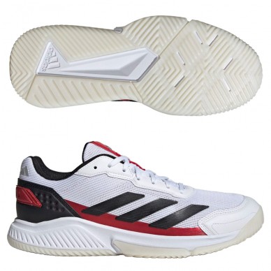 Adidas Courtquick Padel M FTWR White Core Black heren 2025