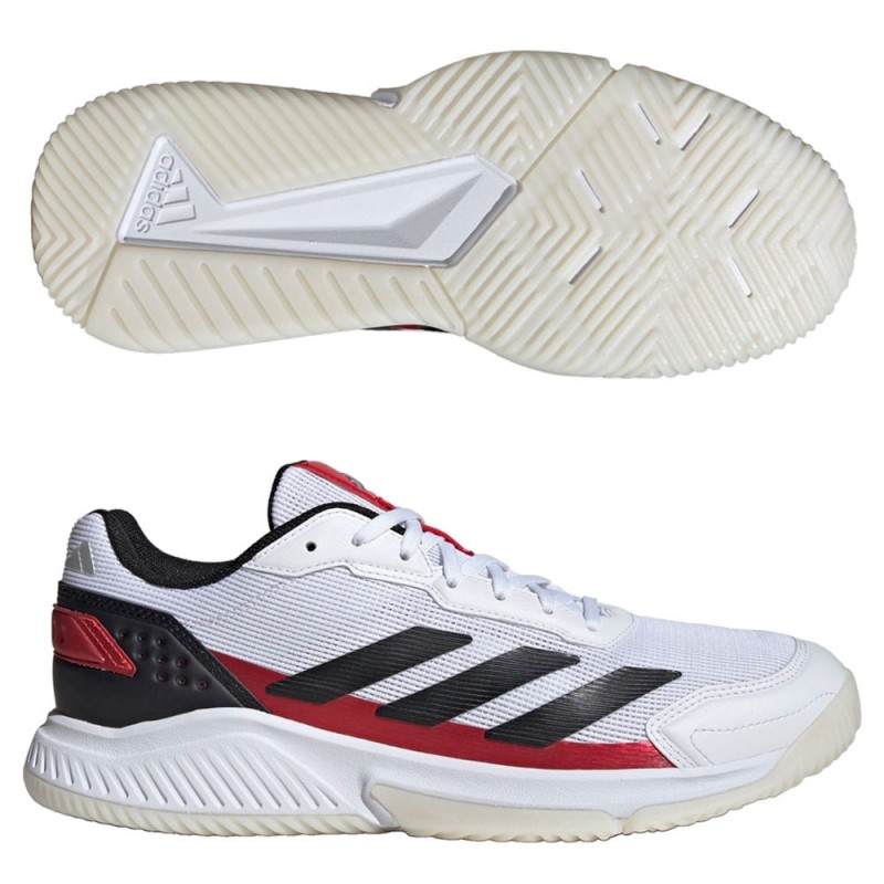 Adidas Courtquick Padel M FTWR White Core Black heren 2025