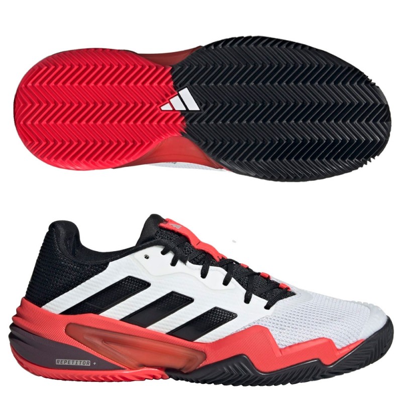 Adidas Barricade M Clay FTWR White Core Black heren 2025 Adidas Barricade M Clay FTWR White Core Black heren 2025