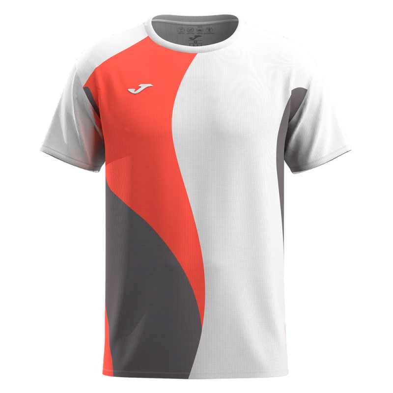 Joma Torneo wit koraal T-shirt Joma Torneo wit koraal T-shirt