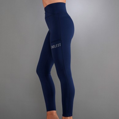 Endless Cross Pocket Marineblauwe Leggings
