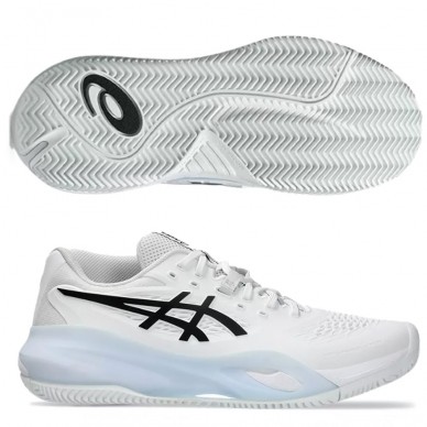 Asics Gel Resolution X Clay white black heren 2025