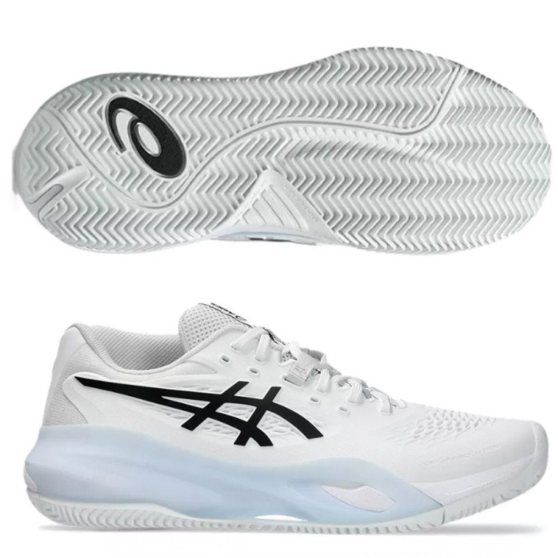 Asics Gel Resolution X Clay white black heren 2025