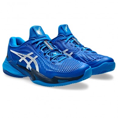 Asics Court FF3 Novak Clay tuna blue pure silver heren 2025