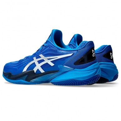Asics Court FF3 Novak Clay tuna blue pure silver heren 2025