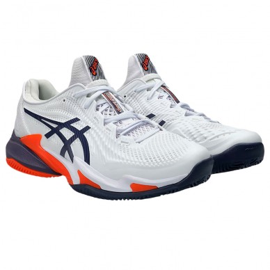 Asics Court FF 3 Clay white greyish purple heren 2025