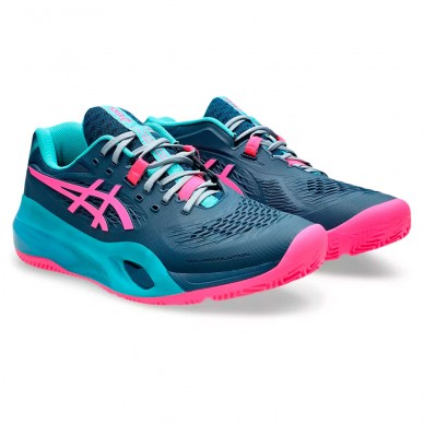 Asics Gel Resolution X Padel mako blue hot pink heren 2025