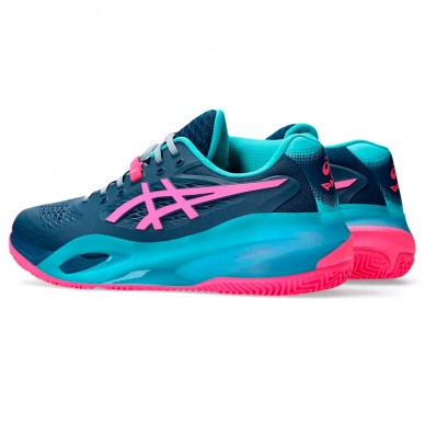 Asics Gel Resolution X Padel mako blue hot pink heren 2025