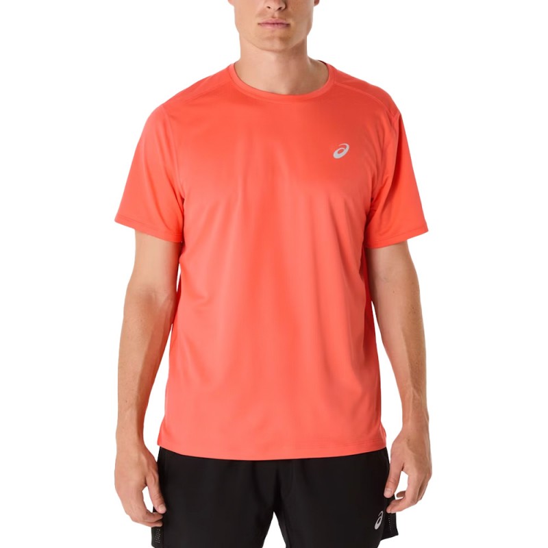 Asics Core SS Top koraalshirt Asics Core SS Top koraalshirt