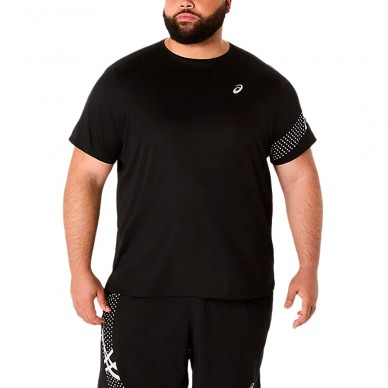 Asics Icon SS Top zwart  T-Shirt