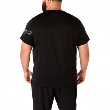 Asics Icon SS Top zwart  T-Shirt
