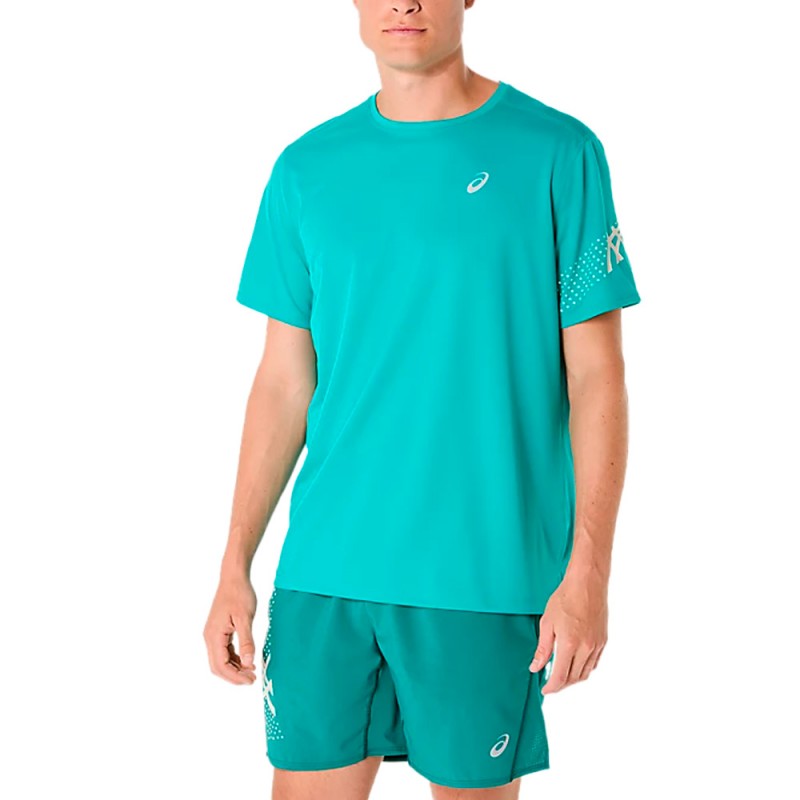 Asics Icon SS Top Turquoise T-shirt Asics Icon SS Top Turquoise T-shirt