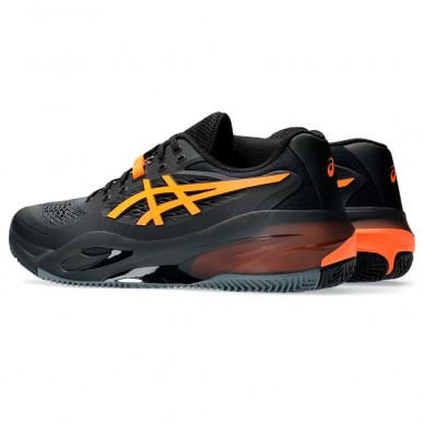 Asics Gel Resolution X Clay black shocking orange heren 2025