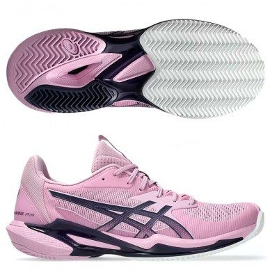 Asics Solution Speed FF 3 Clay light ube indigo fog dames 2025
