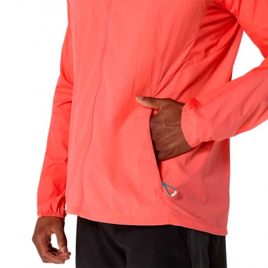 Asics Road Packable koraal jas