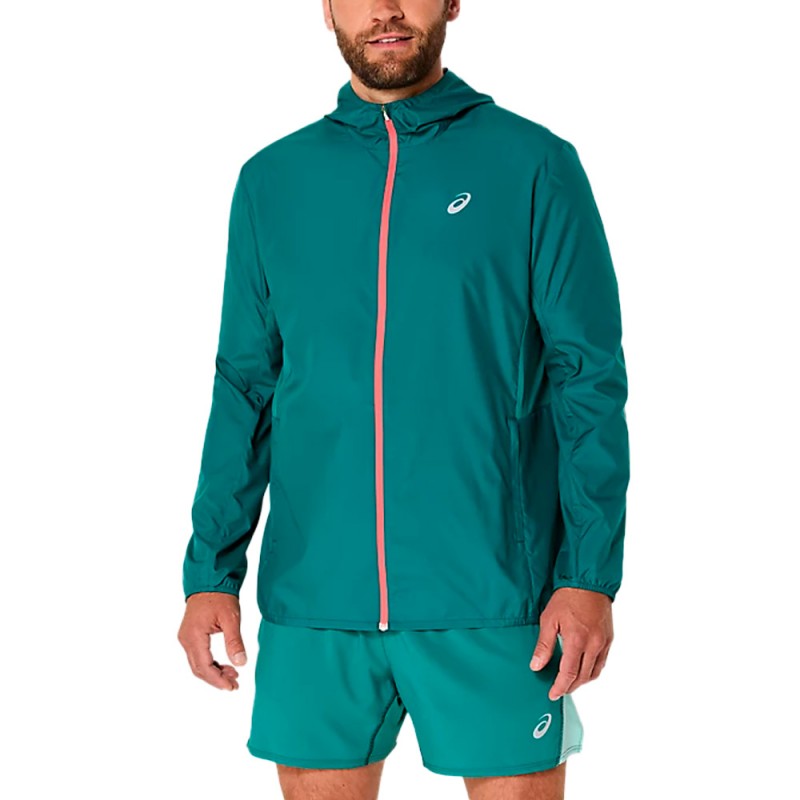 Asics Core donkergroene Jas Asics Core donkergroene Jas