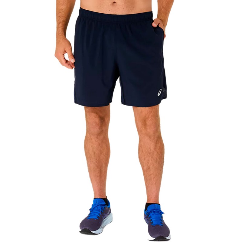 Asics Core 7IN marineblauw Short
