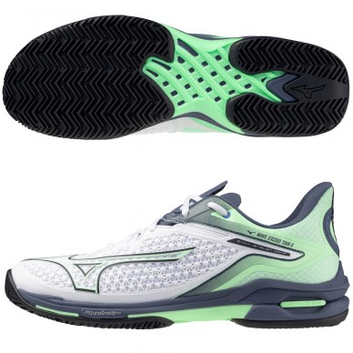 Mizuno Wave Exceed Tour CC white heren 2025