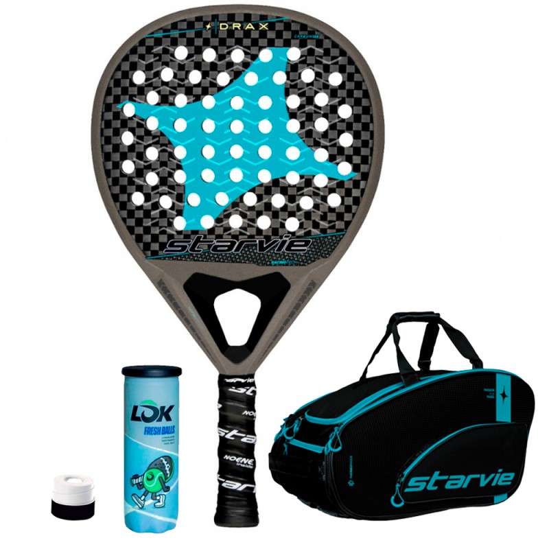 Pack Star Vie Drax 2025 + Padeltas + Ballen Pack Star Vie Drax 2025 + Padeltas + Ballen