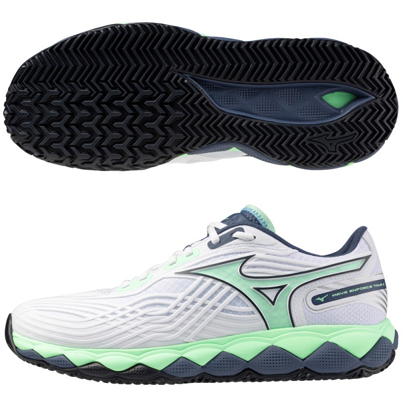 Mizuno Wave Enforce Tour 2 CC white heren 2025