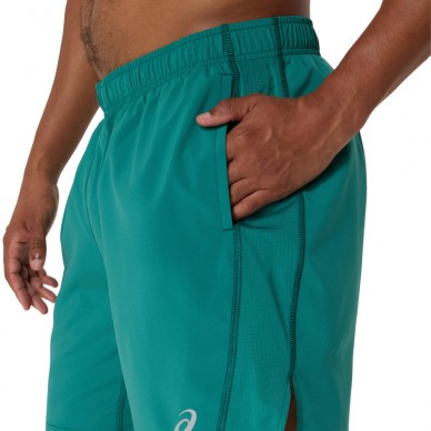 Asics Core 7IN donkergroen Short