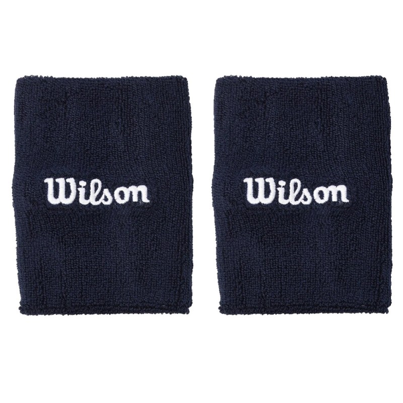 Wilson polsbandjes U Wide Terry blauwe Wilson polsbandjes U Wide Terry blauwe