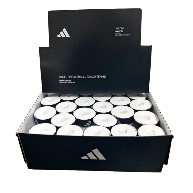 Cube Overgrip Adidas Tacky 45 units wit microgeperforeerd Cube Overgrip Adidas Tacky 45 units wit microgeperforeerd