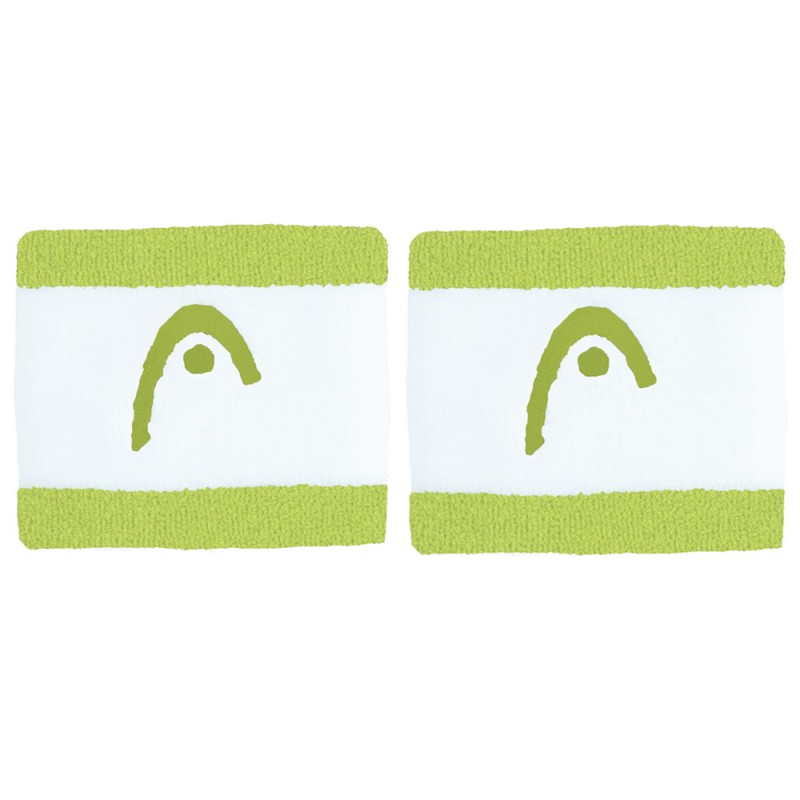Head Polsbandjes Striped 2.5 limoen witte Head Polsbandjes Striped 2.5 limoen witte