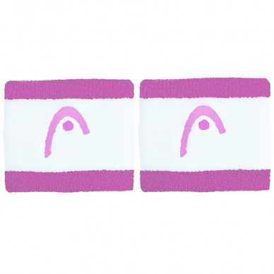 Head Polsbandjes Striped 2.5 roze wit