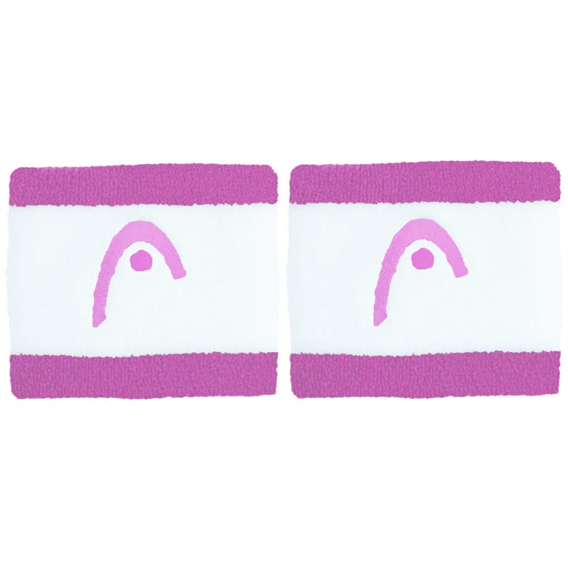 Head Polsbandjes Striped 2.5 roze wit Head Polsbandjes Striped 2.5 roze wit