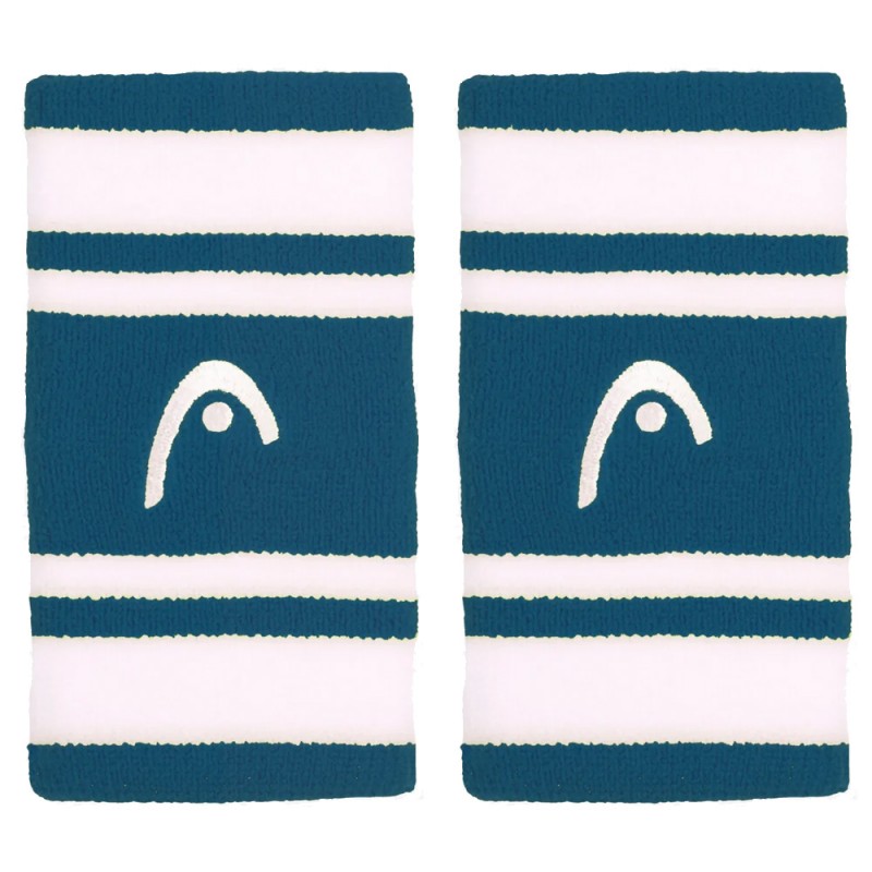 Head Polsbandjes Striped 5 turquoise wit Head Polsbandjes Striped 5 turquoise wit