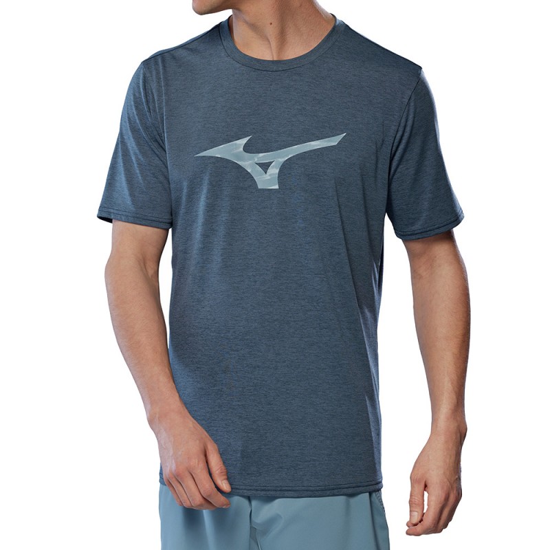 Mizuno Core RB Tee indigo blauw T-shirt