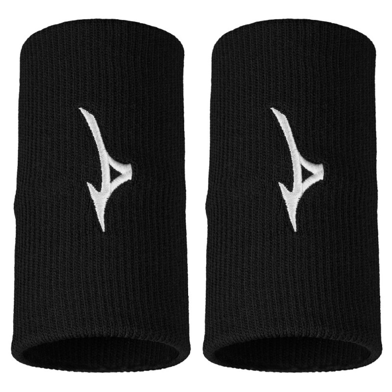 Mizuno Polsbandjes Long zwarte witte Mizuno Polsbandjes Long zwarte witte